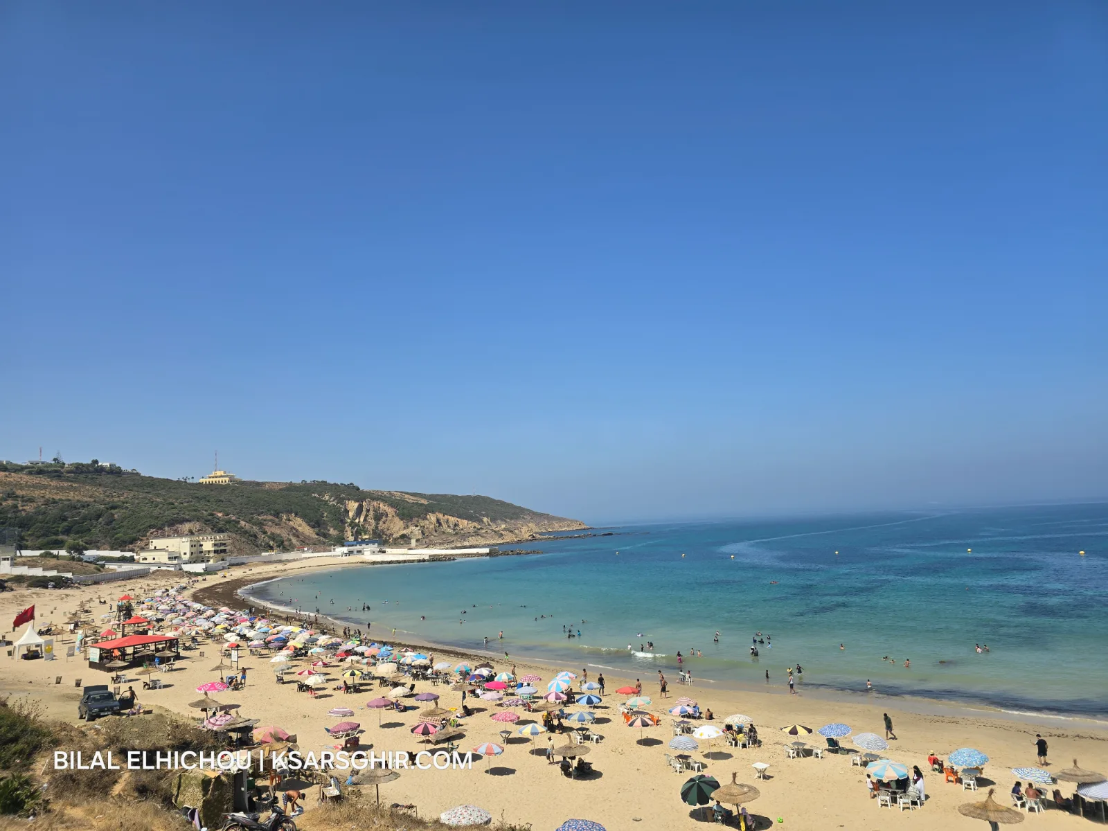 Plage de Sidi Kankouch 1 près de Ksar Sghir, idéale pour les familles